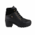 Shoetopia Womens/Girls Black Latest Collection High Top Heeled Classic Boots