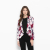 Women Floral Single-Breasted Blazer