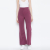 Women Pink High-Rise Flared Trousers