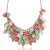 Multicolor Metal Choker Necklace for Women and Girls