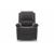 Lebowski Fabric One Seater Manual Recliner In Smoke Fabric Colour