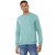 Men Solid Sweatshirt , Sky Blue